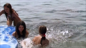 Gets plowed among wearing bikini at the beach HD