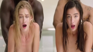 Hookup orgy accompanied by Emily and Tiffany Tatum