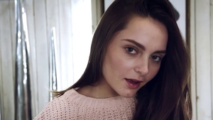 Pretty Aften Opal sucking dick