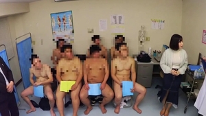 Asian in uniform masturbating HD