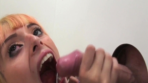 Super hot slut Erika Sevilla really enjoys cock sucking