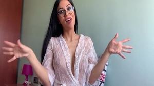 Hard pounding alongside young latina babe Julia