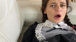 Pregnant brunette softcore pussy fucking after classes