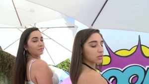 Swallowed.com: Wild slut Abella Danger licks balls & drained