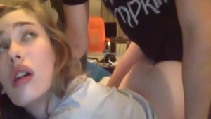 Skinny erotic babe hardcore ass fucking