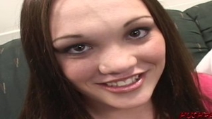 HushPass: Brunette gets a buzz out of fucking hard