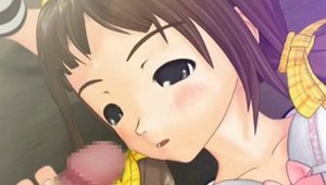 Busty & very kinky maid hentai pussy eating 3d