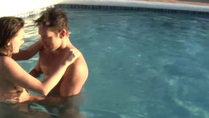 Amateur Tori Black hardcore blowjob cum outdoors