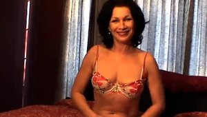 Aunt Judy's: Masturbating in the bed