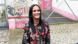 Bums Bus - Barbara Bieber gets plowed