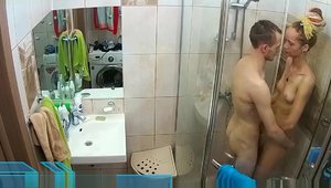 Ramming hard in the company of small boobs russian amateur