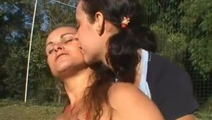 Stepmom nudist farting in public