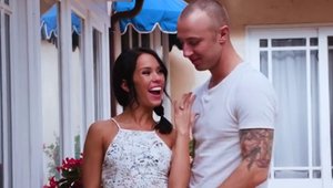 Raw cumshot together with Adam Hart beside young Megan Rain