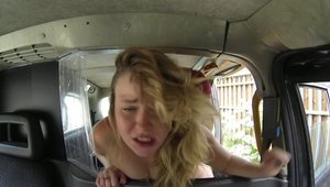 Fake Taxi: Blowjob in company with young amateur Nadia Elaina