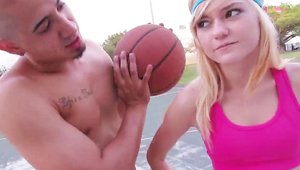 Exxxtra Small - Teen Chloe Foster sucks big dick & rammed hard