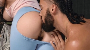 BRAZZERS Exxtra - Keisha Grey voyeur cumshot sex scene