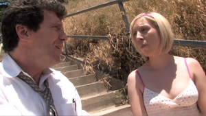 Daddy Watches Me Swallow His Best Friend's Giant Dick